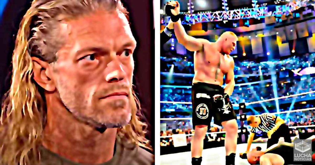 Edge asegura que Brock Lesnar no debió terminar la racha de Undertaker