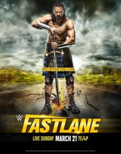 Posible poster promocional de Fastlane 2021