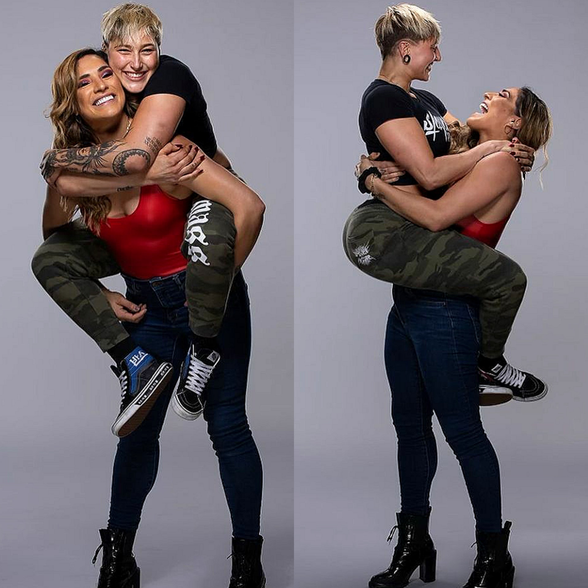 Foto de Rhea Ripley y Raquel González rompe el internet - Lucha Noticias