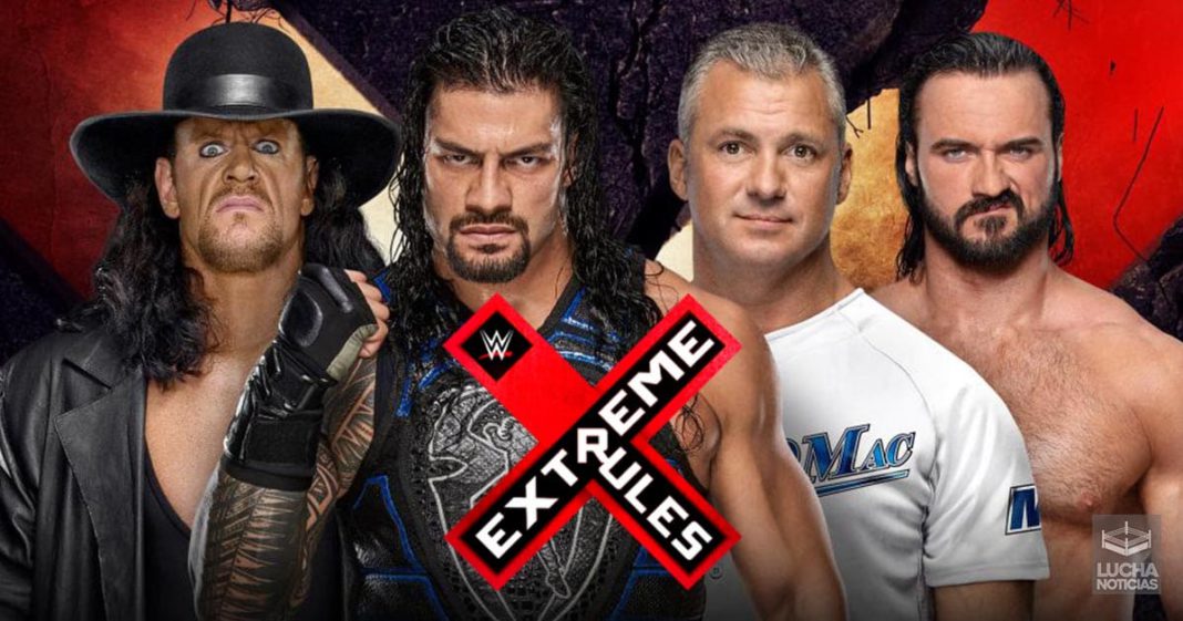 WWE Extreme Rules en vivo resultados 2019