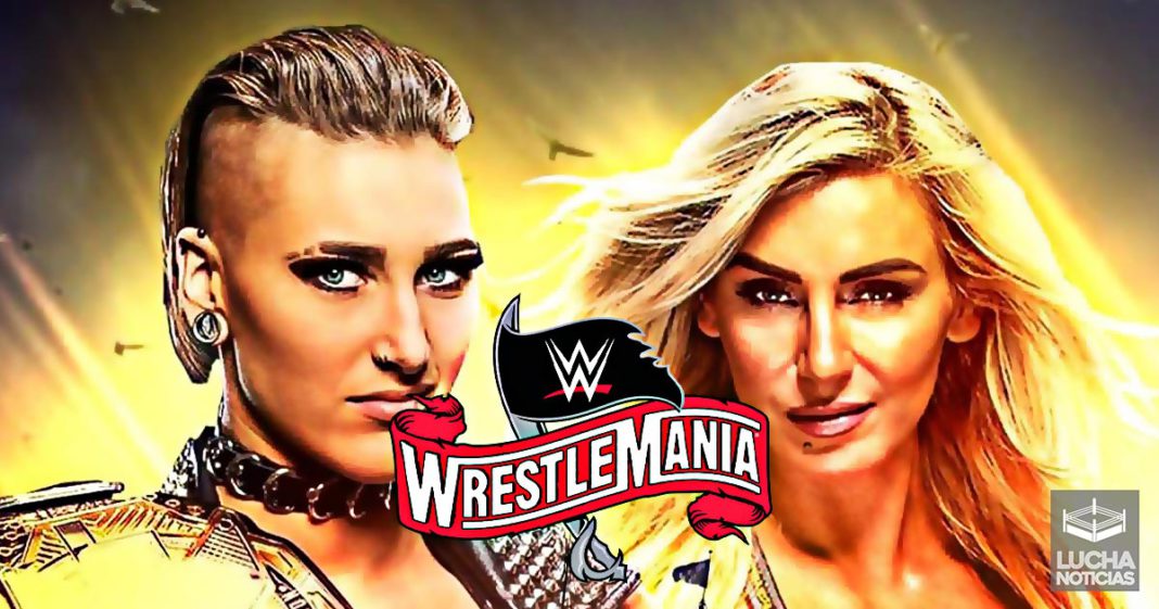 Charlotte Flair vs Rhea Ripley es oficial en WrestleMania