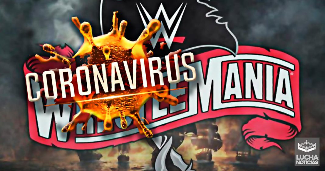 El coronavirus podría afecar WrestleMania