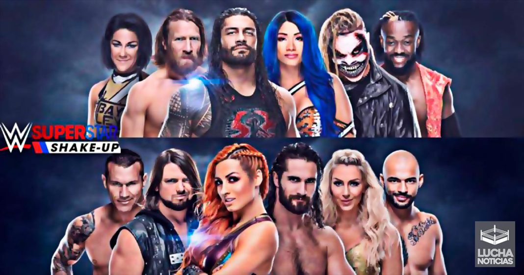 Super Star Shake-Up de la WWE planes