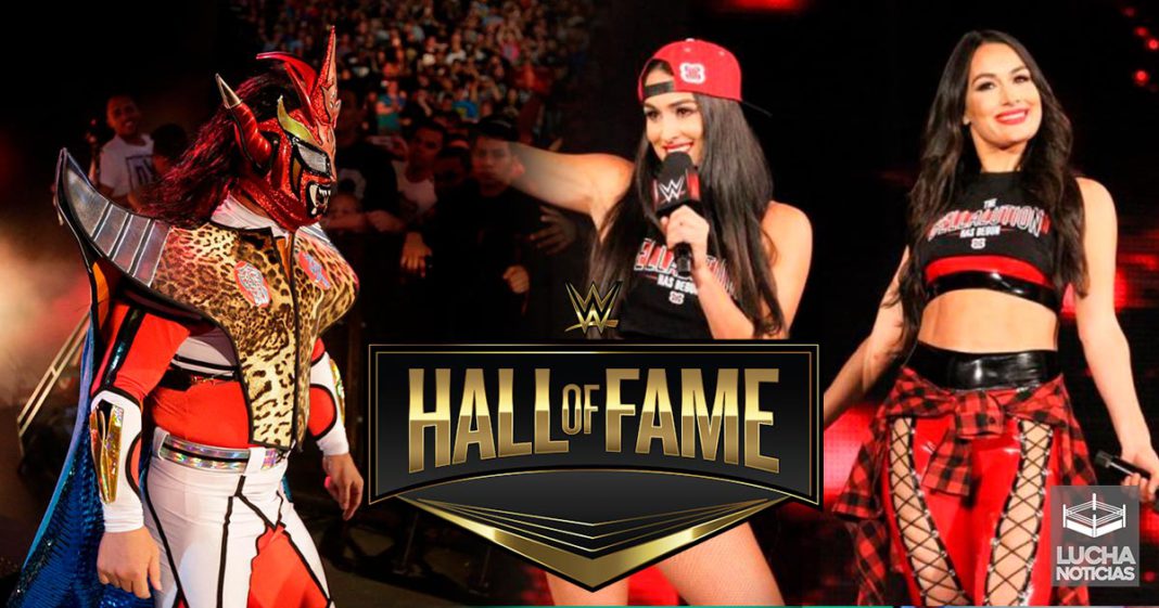 The Bella Twins y Jushin Thunder Liger al Hall Of Fame de WWE