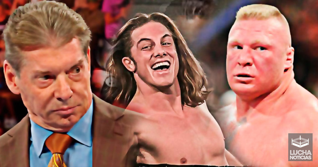 Vince McMahon y Brock Lesnar no les cabe bien Matt Riddle