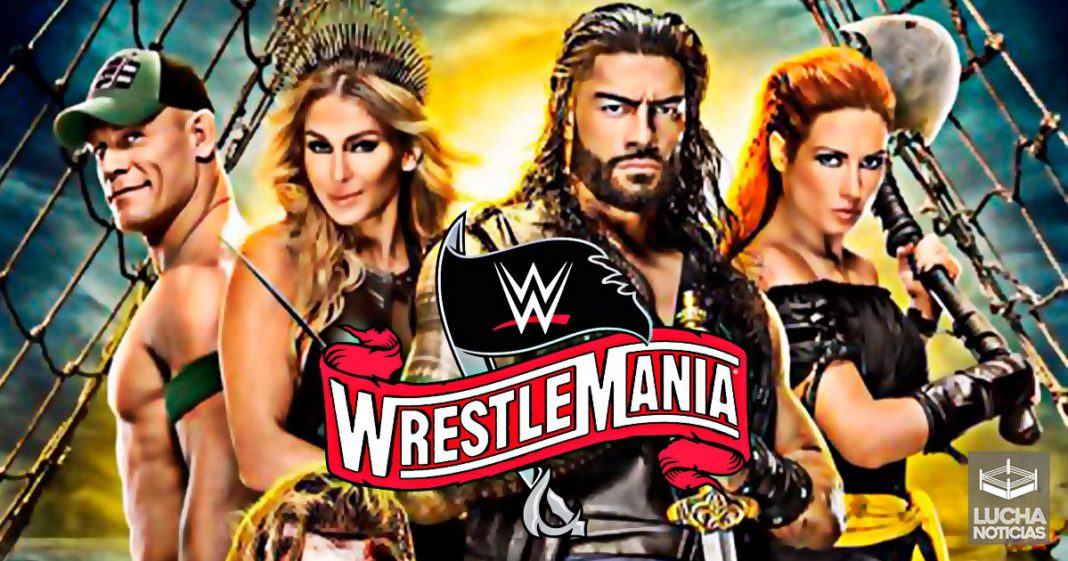 Cartel hasta el momento de WrestleMania 36 Cartel hasta el momento de WrestleMania 36