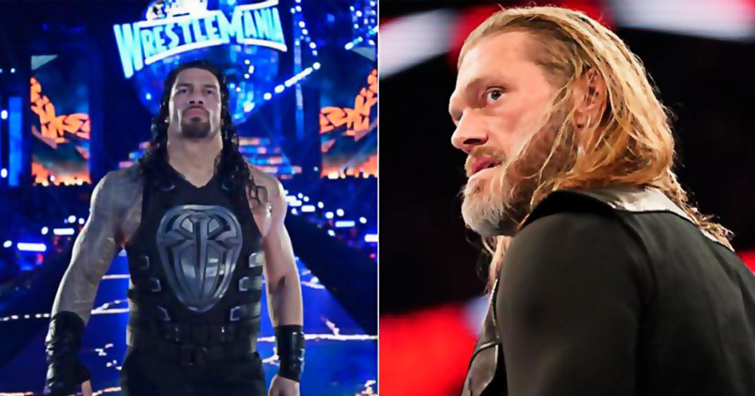 Edge amenaza a Roman Reigns antes de WrestleMania 36
