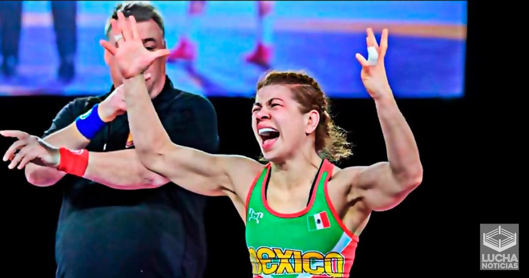 Gana Jane Valencia y clacifica a los juegos olímpicos como Lucha Libre