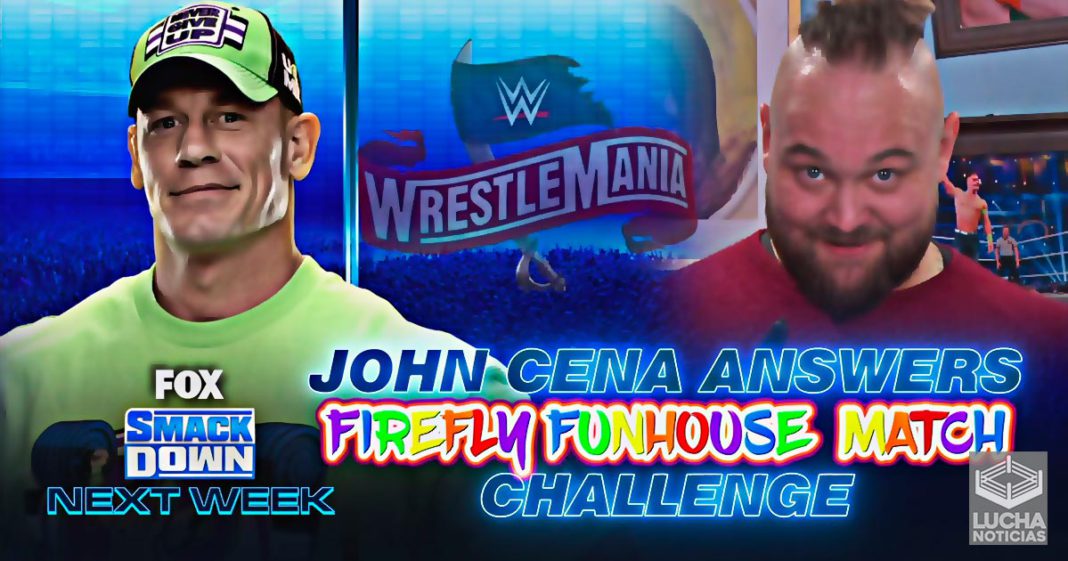 John Cena vs Bray Wyat será un FireFly Fun House Match