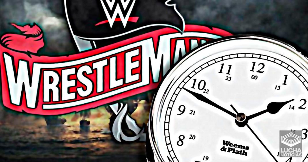 Revelada la duración total de WWE WrestleMania 36 para ambos días