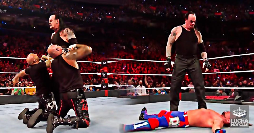 Undertaker regresa y ataca a AJ Styles en Elimination Chamber