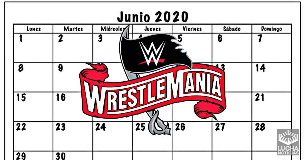 WrestleMania 36 se realizaría en el mes de junio