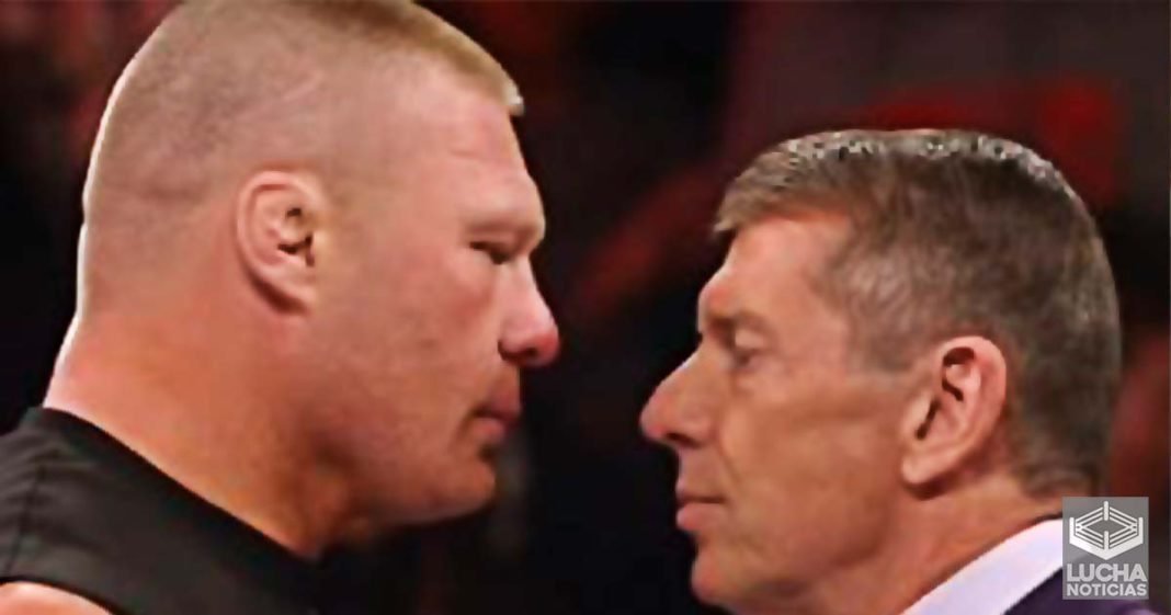 Que pasó entre Brock Lesnar y Vince McMahon en WrestleMania 36