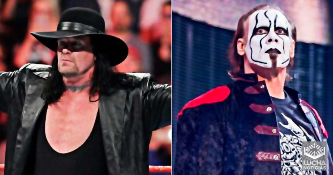 Undertaker y Sting lucharon antes y se revela foto inédita
