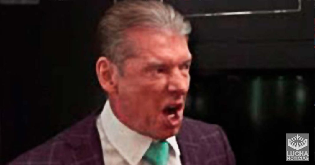 Vince McMahon molesto durante las grabaciones de RAW