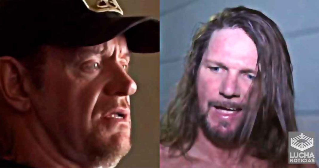 AJ Styles manda mensaje a Undertaker