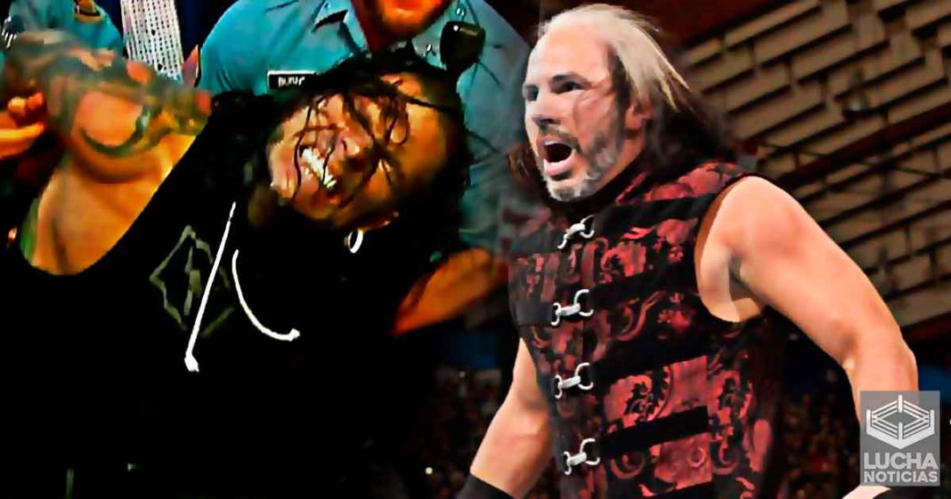 Matt Hardy molesto por el ángulo de arresto de Jeff Hardy en SmackDown Matt Hardy molesto por el ángulo de arresto de Jeff Hardy en SmackDown