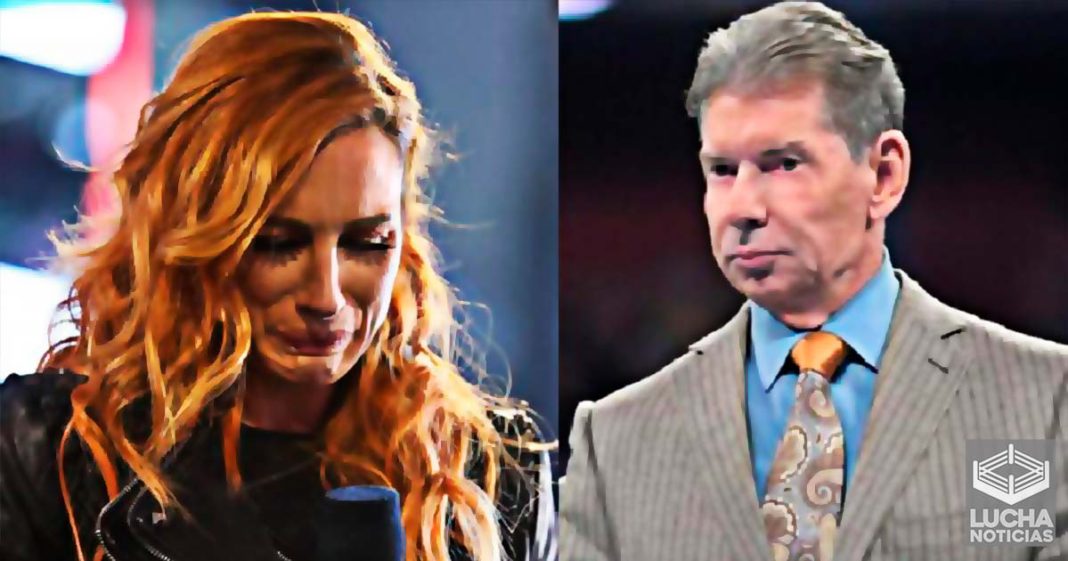 Reacción de Vince McMahon al embarazo de Becky Lynch revelada