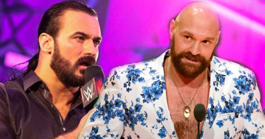 Tyson Fury reta de nuevo a Drew McIntyre Tyson Fury reta de nuevo a Drew McIntyre