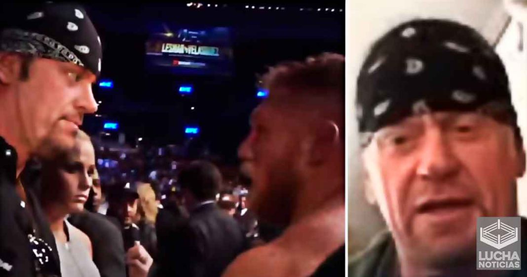 Undertaker explica porque plantó cara a Brock Lesnar en UFC 121