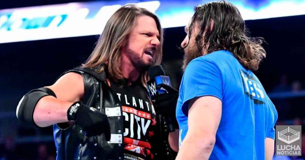 AJ Styles y Daniel Bryan entran en acalorada discusión en vivo