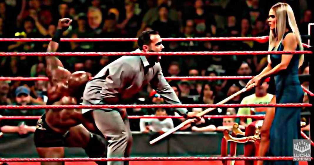 Bobby Lashley se metió al ángulo de Rusev y Lana en RAW