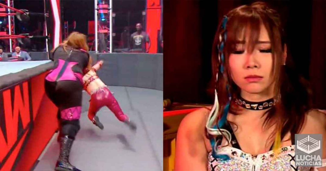 Kairi Sane admite tener la culpa de abrirse la cabeza en SmackDown