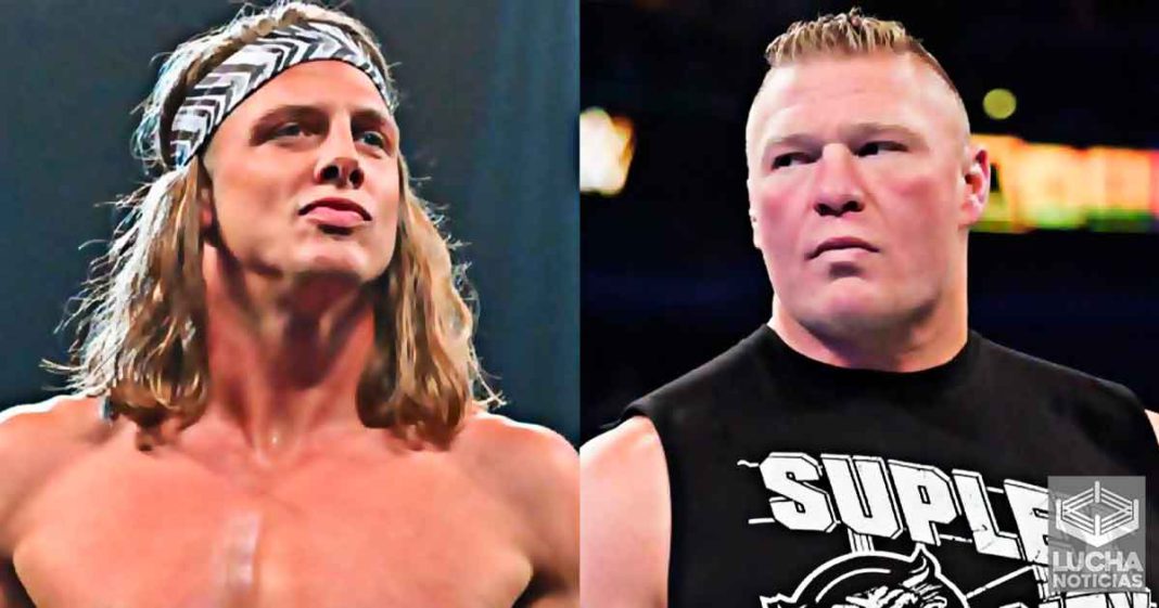 Matt Riddle luego de su confrontación con Brock Lesnar en Royal Rumble