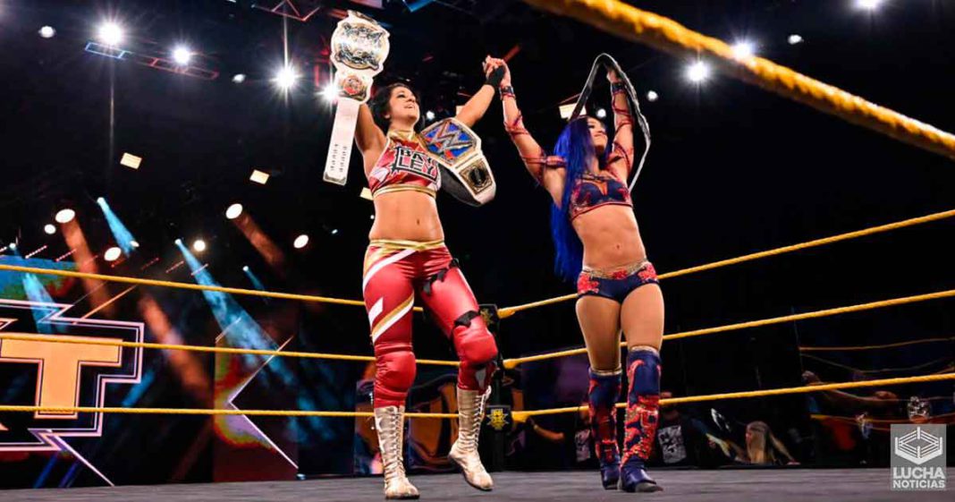 Sasha Banks y Bayley regresan a NXT en una increible lucha