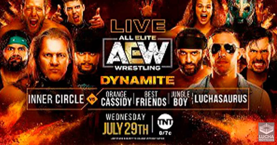 AEW Dynamite en vivo resultados 29 de julio