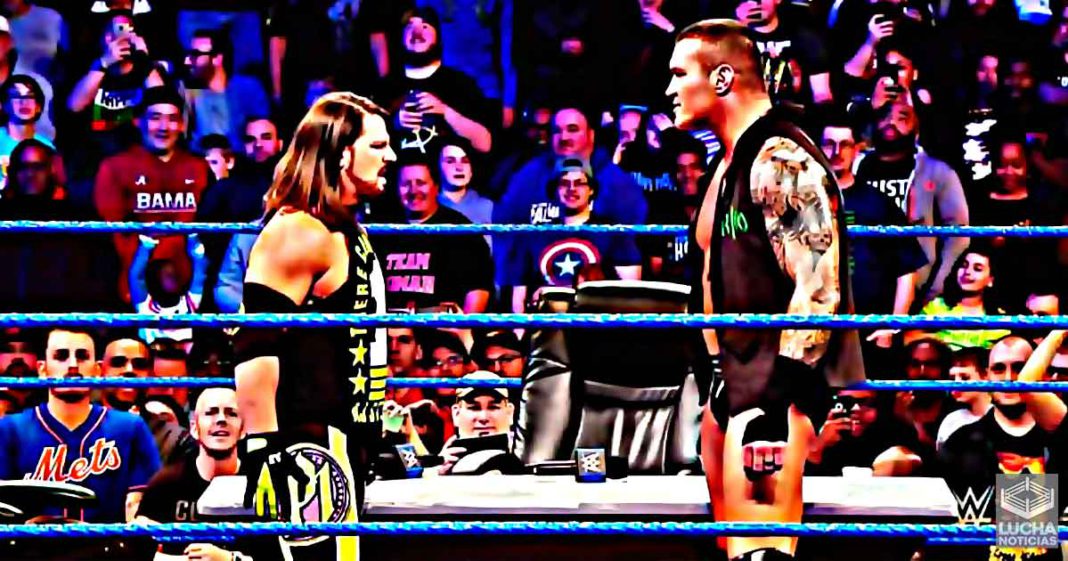 AJ Styles es atacado por Randy Orton luego de insultarlo