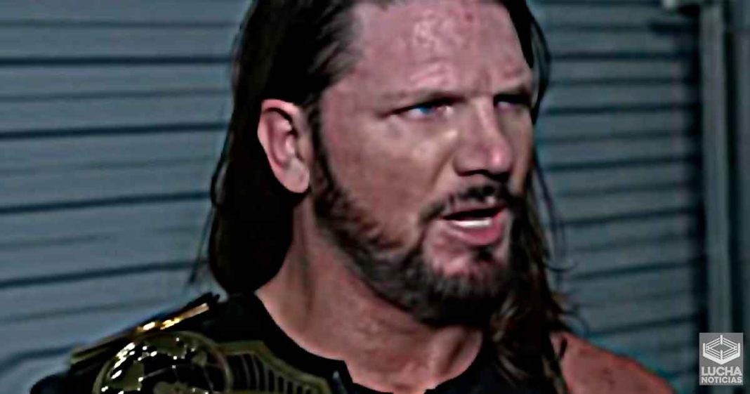 AJ Styles planea retirarse como campeón Intercontinental