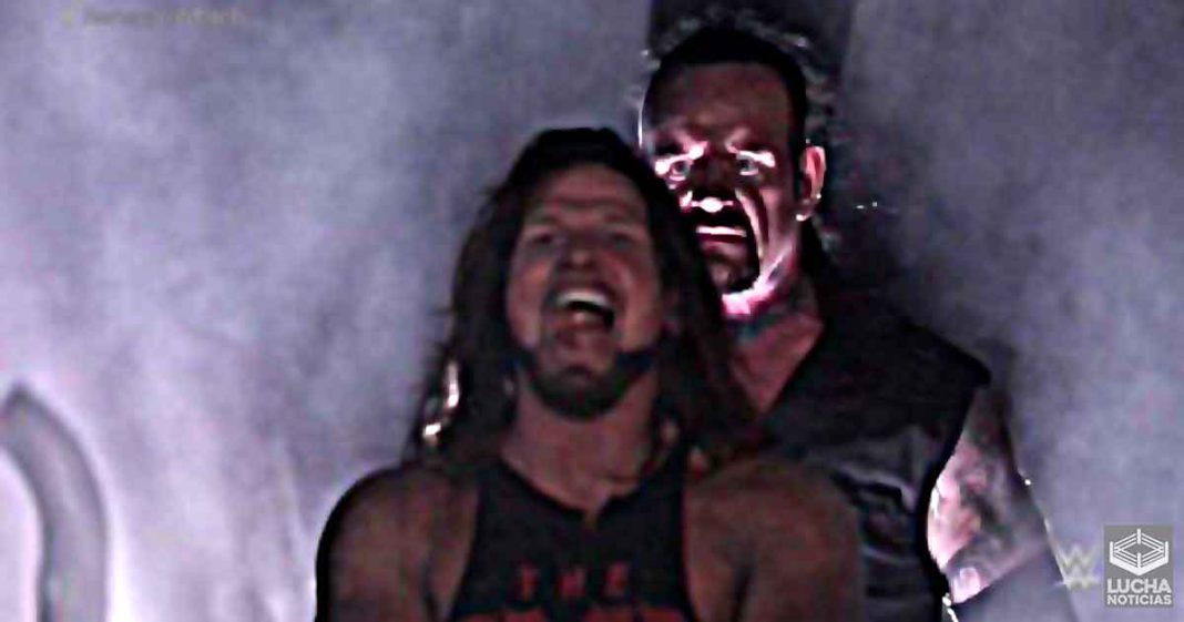 AJ Styles vs Undertaker lucha de revancha todos los detalles