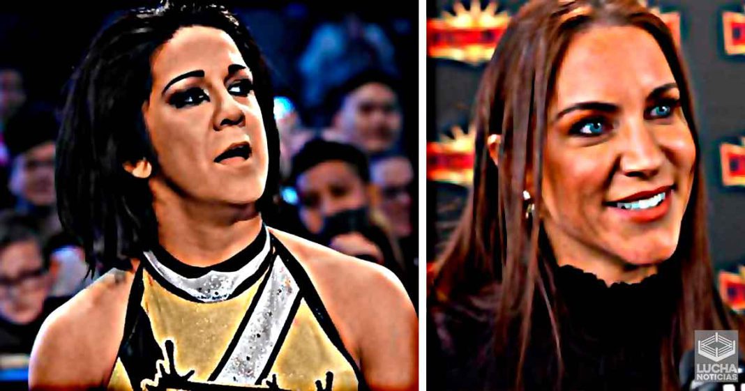 Bayley lanza amenaza a Stephanie McMahon