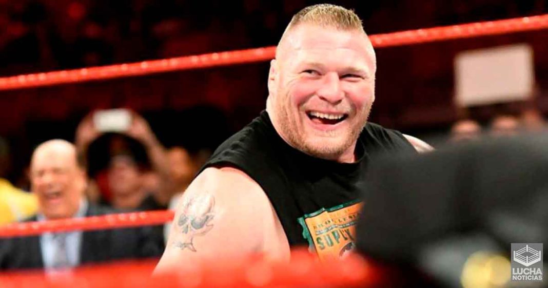 Brock Lesnar se salió del guión de manera graciosa con Big Show Brock Lesnar se salió del guión de manera graciosa con Big Show