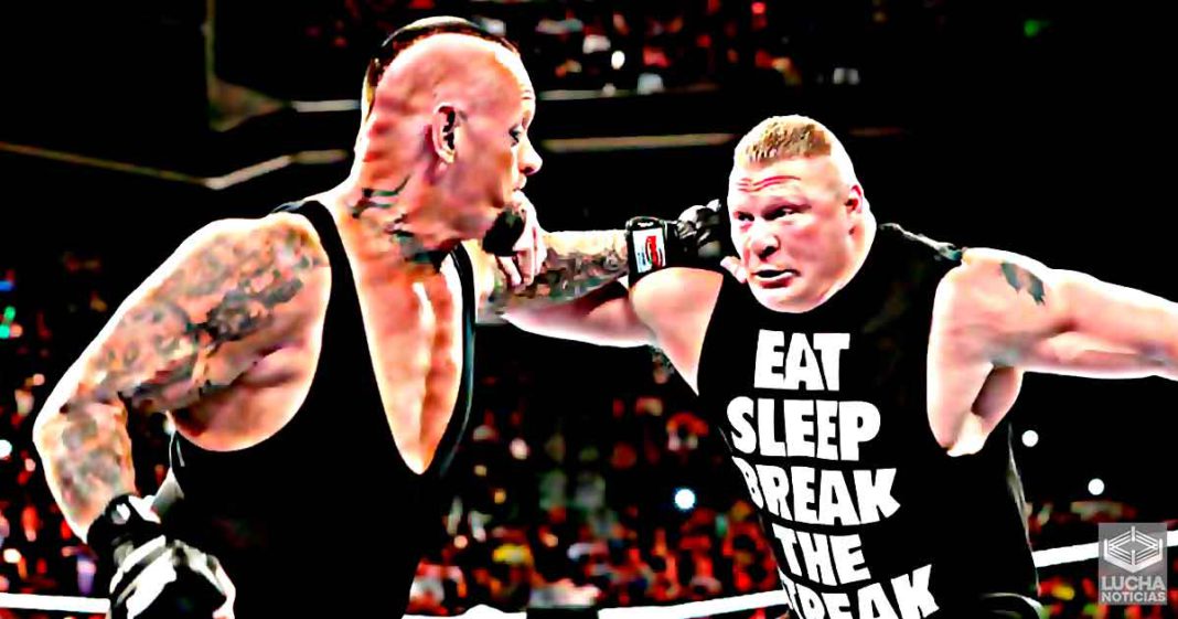 Brock Lesnar vs Undertaker todas sus luchas en WWE