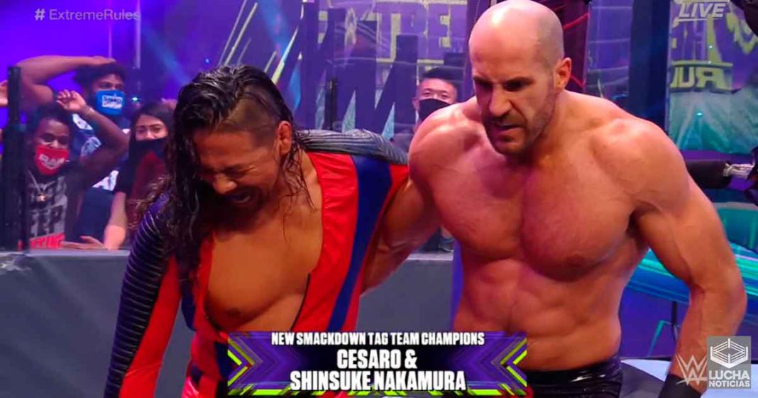 Cesaro y Nakamaura nuevos campeones de parejas de SmackDown