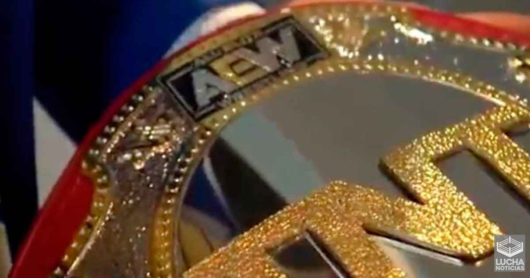 Primer vistazo al campeonato de AEW TNT completamente terminado