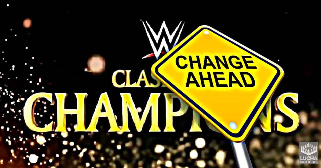 WWE cambia de fecha el PPV Clash Of Champions