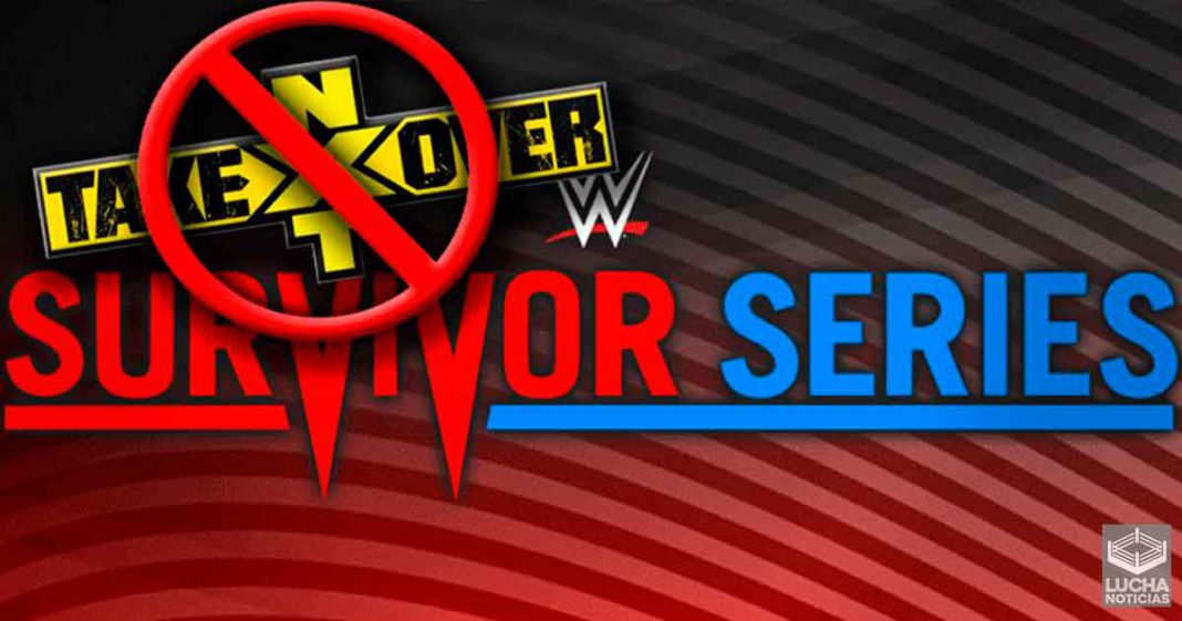 WWE cancela NXT TakeOver antes de Survivor Series