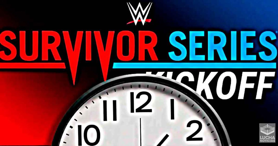 WWE planea un KickOff más largo para Survivor Series