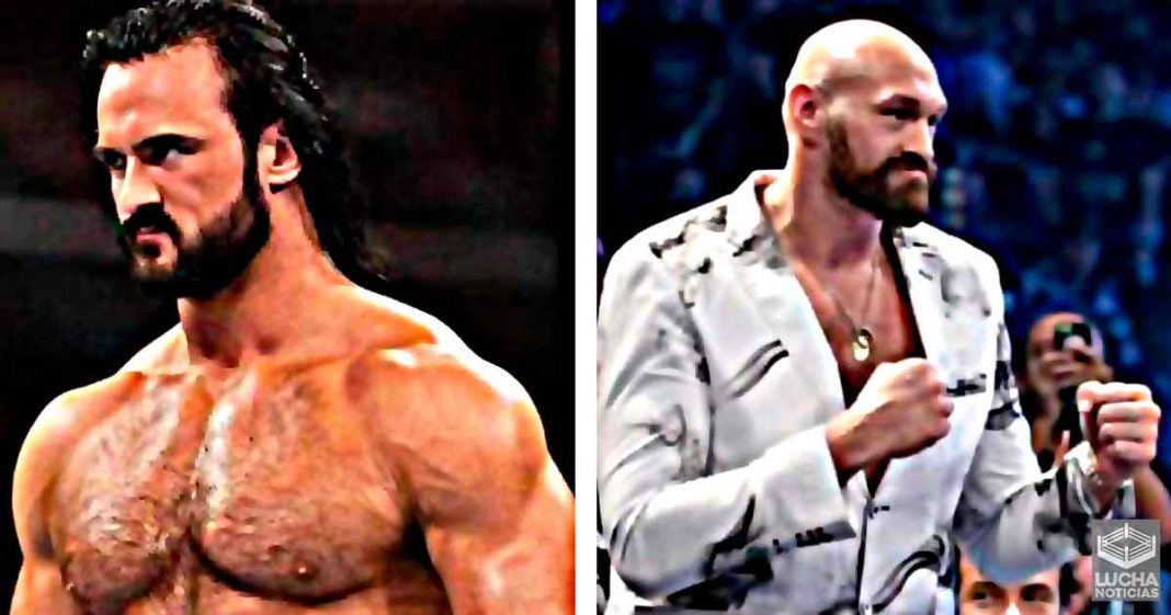 WWE planeo Drew McIntyre vs.Tyson Fury en un PPV del Reino Unido antes de la pandemia de COVID-19
