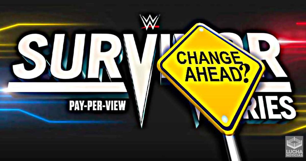Los planes para WWE Survivor Series cambian drásticamente Los planes para WWE Survivor Series cambian drásticamente