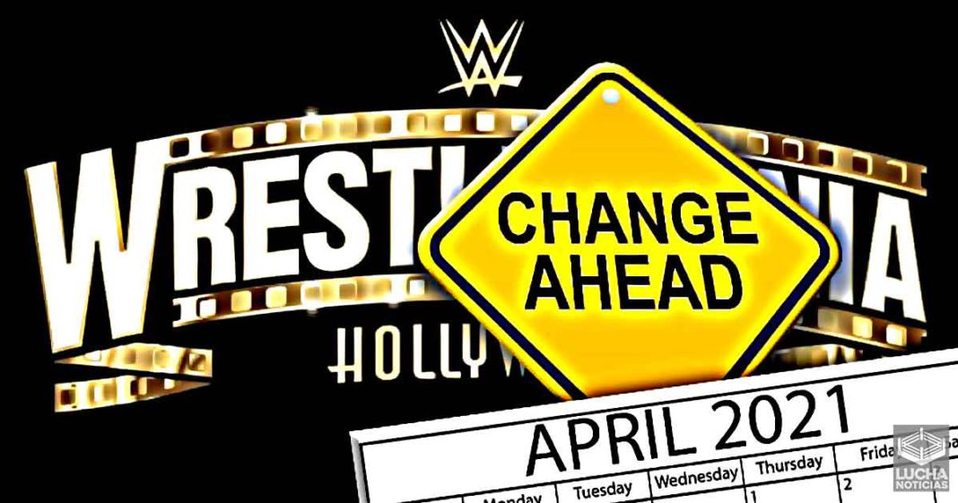 WWE está considerando cambiar la fecha de WrestleMania 37