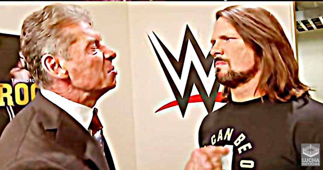 AJ Styles revela la reunión que tuvo con Vince McMahon para hablar sobre el baneo de Twitch