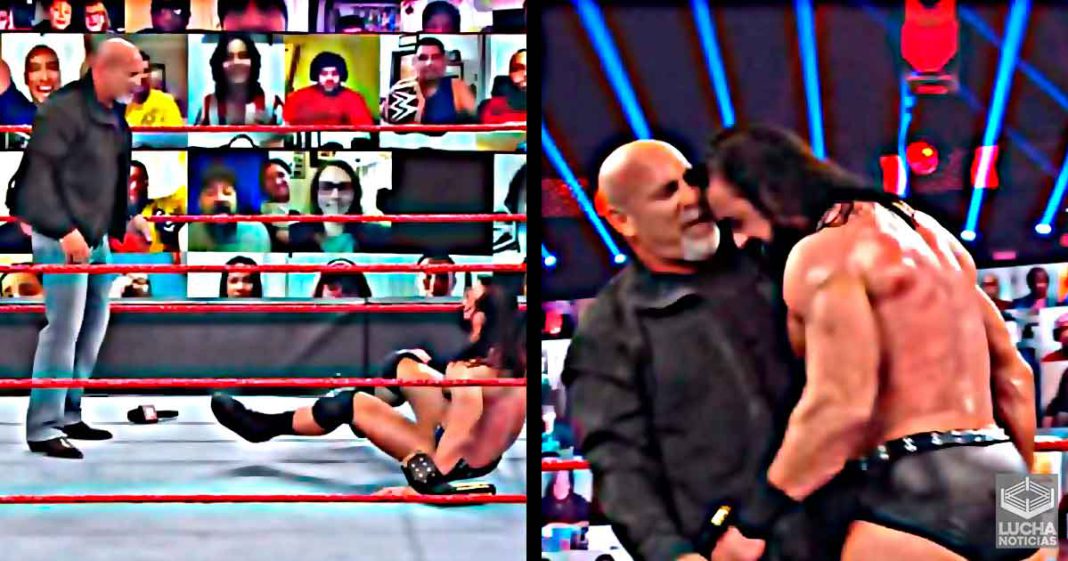 Gran error en el segmento de RAW entre Goldberg y Drew McIntyre