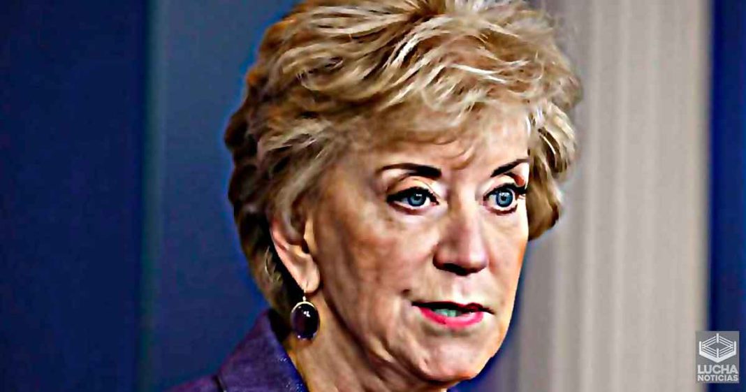 Linda McMahon se prepara para ser la próxima candidata a la presidencia de Estados Unidos