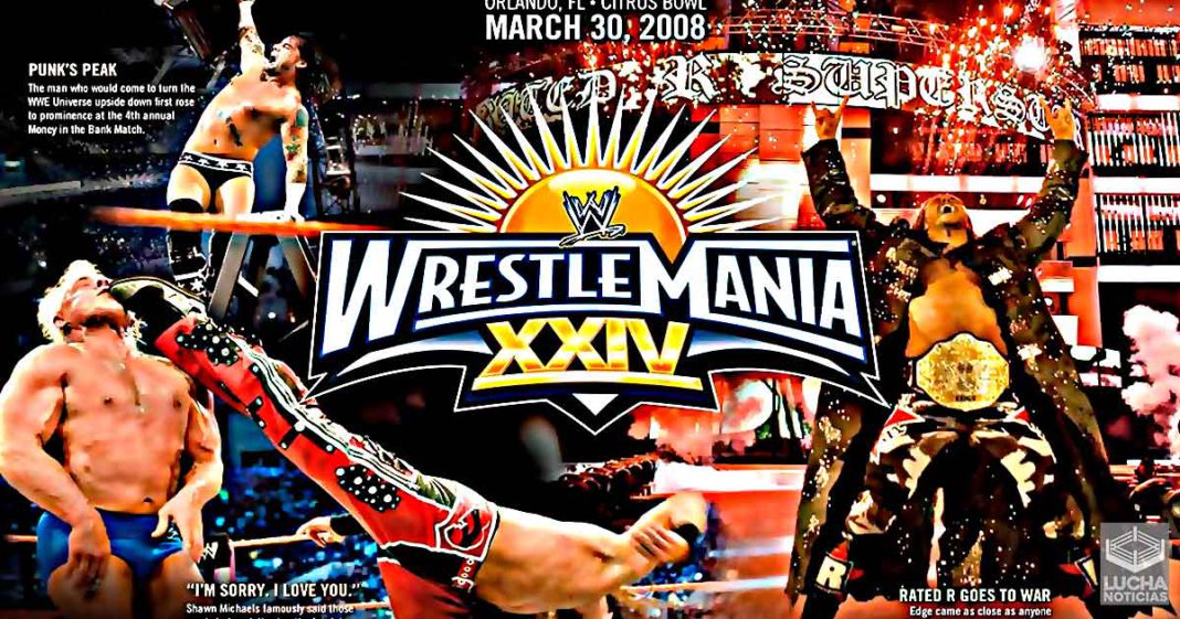 WrestleMania 24 es puesto de nuevo en WWE Network