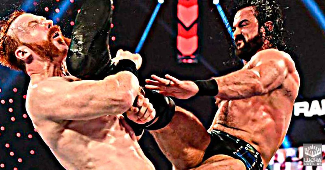 Directivos de WWE impresionados con la lucha de Drew McIntyre y Sheamus en RAW