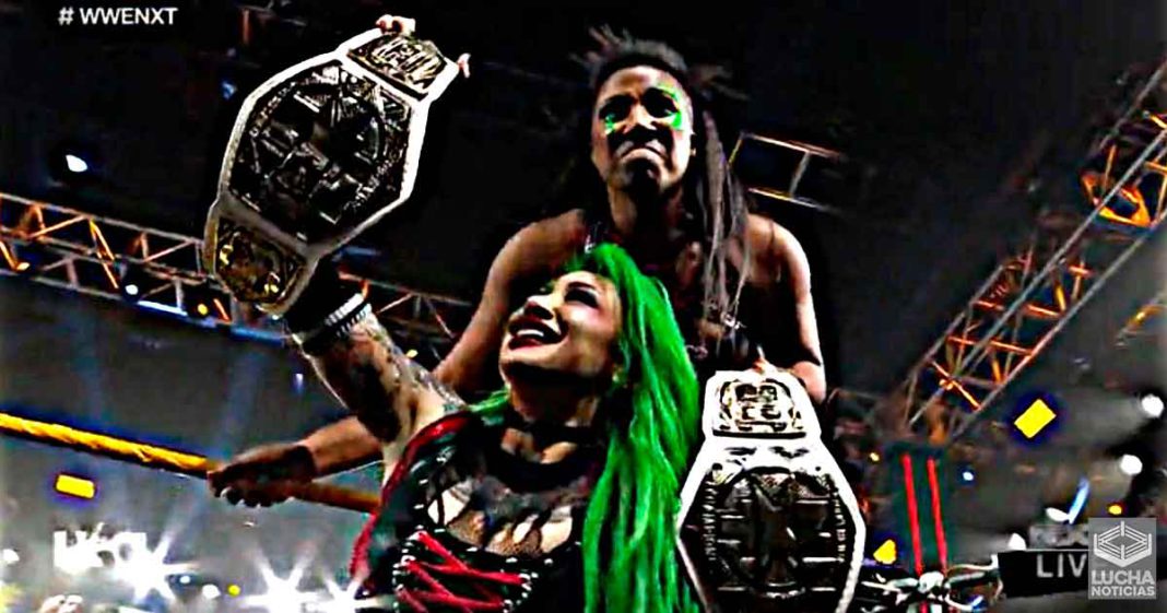 Shotzi BlackHeart y Ember Moon nuevas campeonas femenils de parejas